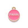 Alloy Enamel Pendants X-ENAM-S124-01A-03H-3
