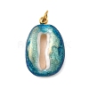 304 Stainless Steel Enamel Pendants STAS-B093-33G-08-1