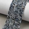Natural Devil Blue Aquamarine Beads Strands G-NH0073-C01-2mm-1