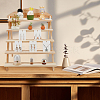5-Tier 3-Row Wood Earring Display Card Racks ODIS-WH0329-35-6