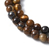Round Tiger Eye Beads Strands Z0RQT011-AB-3