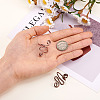 2Pcs 2 Colors Iron Yarn Guide Finger Holders DIY-TA0011-15-6