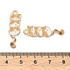 Alloy Enamel Pendants ENAM-A013-01B-G-3