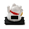 Plastic Solar Powered Japanese Lucky Cat Figurines DJEW-K023-01C-3