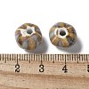 Vintage Porcelain Pumpkin Beads PORC-L080-H20-3