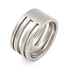 201 Stainless Steel Rings X-RJEW-A034-10P-1-1