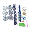 DIY Christmas Snowflake Pendant Decoration Diamond Painting Kits WG77635-01-2