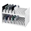Wood with Iron Mobile Phone Storage Box AJEW-WH0481-200-1