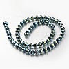 Electroplate Non-magnetic Synthetic Hematite Bead Strands G-F300-31A-07-2