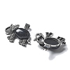 Natural Obsidian Pendant G-H083-02AS-02-2