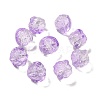 Transparent Glass Beads GLAA-D025-04G-1