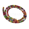 Dyed Natural White Jade Imitation Tourmaline Beads Strands G-K343-C55-01-3