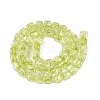 Foil Glass Beads FOIL-Q002-04G-2