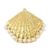 Plastic Imitation Pearl Pendants STAS-P408-21B-G-1