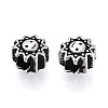 304 Stainless Steel European Style Large Hole Beads STAS-T072-114AS-2