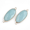 Natural Amazonite Links connectors G-S344-03D-2