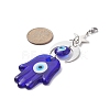 Handmade Evil Eye Lampwork Pendants Decorations HJEW-JM01008-04-3