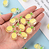 Transparent Enamel Acrylic Beads TACR-S155-002B-5