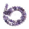 Natural Chevron Amethyst Beads Strands X1-G-I222-8mm-01-2