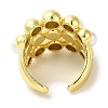 Rack Plating Brass Cuff Rings RJEW-H228-21G-3