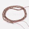 Natural Smoky Quartz Bead Strand G-G680-22-2