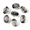 Handmade Foil Lampwork Beads Strands FOIL-T008-07B-2