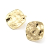 Brass Stud Earring Finding KK-L208-21G-1