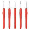 TPR Handle Aluminum Crochet Hook Needles TOOL-TA0001-13B-1