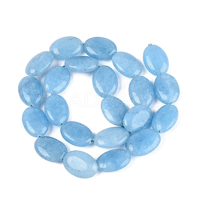 Dyed Natural White Jade Beads Strands G-N370-01A-04-1