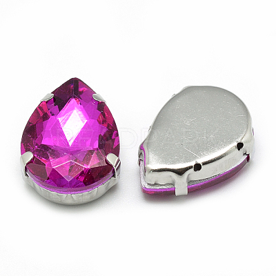 Sew on Rhinestone RGLA-T035-7x10mm-10-1