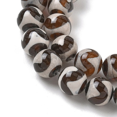 Tibetan Style dZi Beads Strands GG-CBA3DA1-04-1