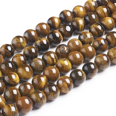 Natural Tiger Eye Beads Strands Z0RQX013-1