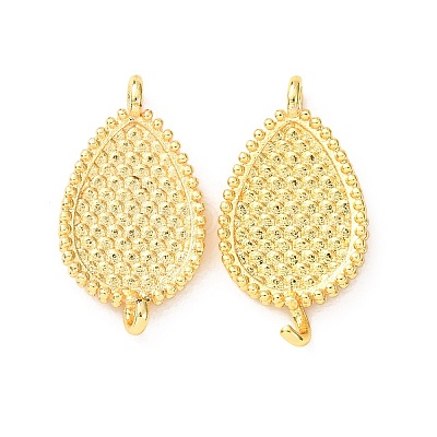 Brass Connector Cabochons Settings KK-H298-05G-1