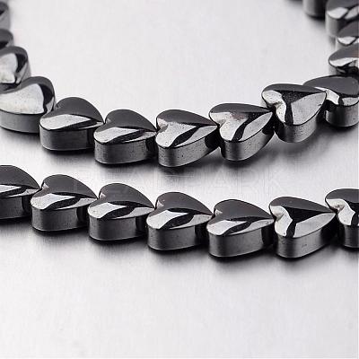 Non-magnetic Synthetic Hematite Bead Strands G-F300-22A-09-1