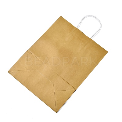 Pure Color Kraft Paper Bags LS-AJEW-G020-D-06-1