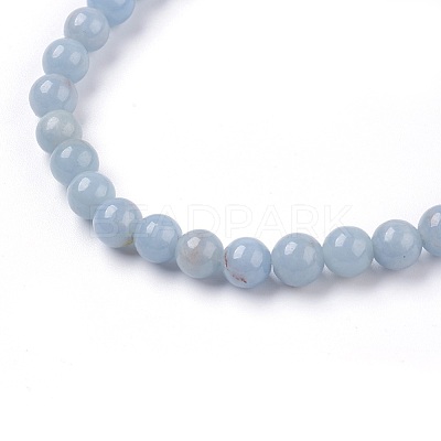 Natural Gemstone Stretch Bracelets BJEW-JB03738-1