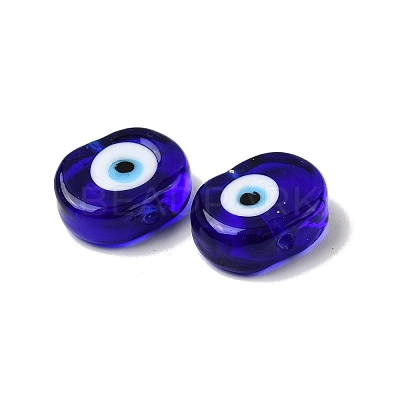 Handmade Evil Eye Lampwork Beads LAMP-G168-02-09-1