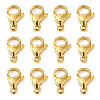 304 Stainless Steel Lobster Claw Clasps STAS-R050-13x8mm-02-1
