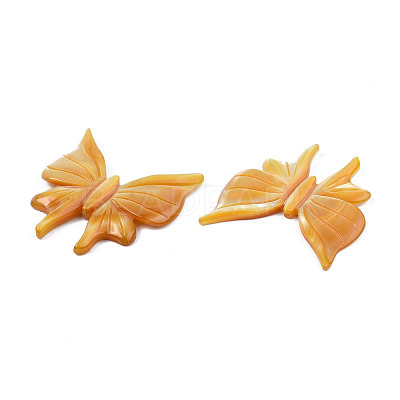 Natural Yellow Shell Beads SSHEL-S258-106-1