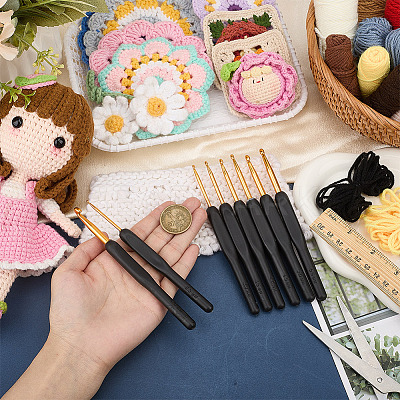 Aluminum Crochet Hooks TOOL-DJ0001-18-1