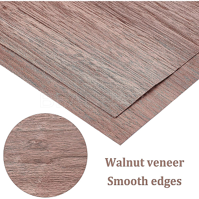 8 Sheets Walnut Wood Sheet DIY-BC0005-38-1
