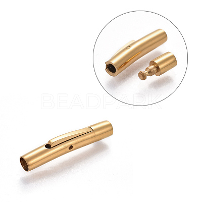 304 Stainless Steel Bayonet Clasps STAS-E473-01A-G-1