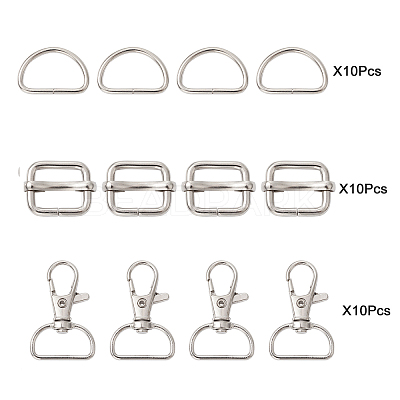 Bag Clasps Set PALLOY-CJ0002-70-1