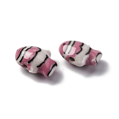 Handmade Porcelain Beads PORC-R002-01K-1