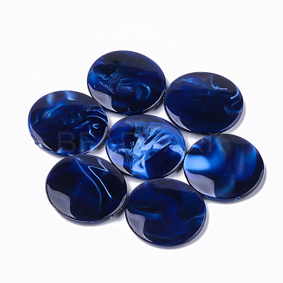 Acrylic Beads X-OACR-T008-01B-1