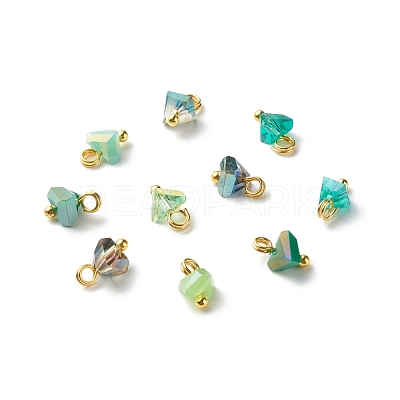 Electroplate Glass Charms PALLOY-JF00821-06-1