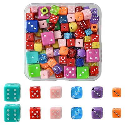 Acrylic Beads Sets OACR-FS0001-76-1