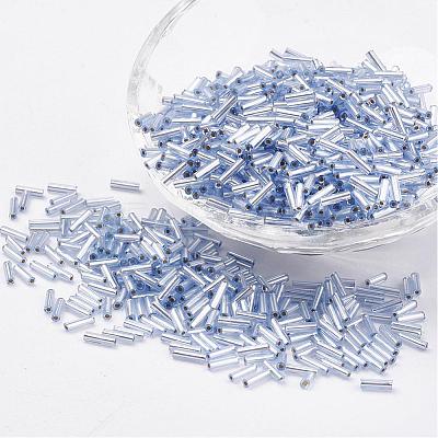 Glass Bugle Beads SEED-E001-9mm-32-1