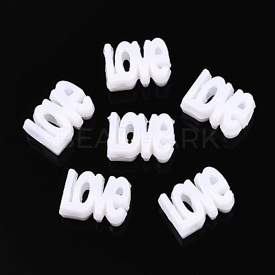 Opaque Acrylic European Beads SACR-Q190-22K-1