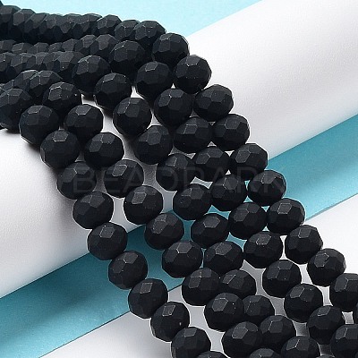Glass Beads Strands EGLA-A034-P8mm-MD18-1